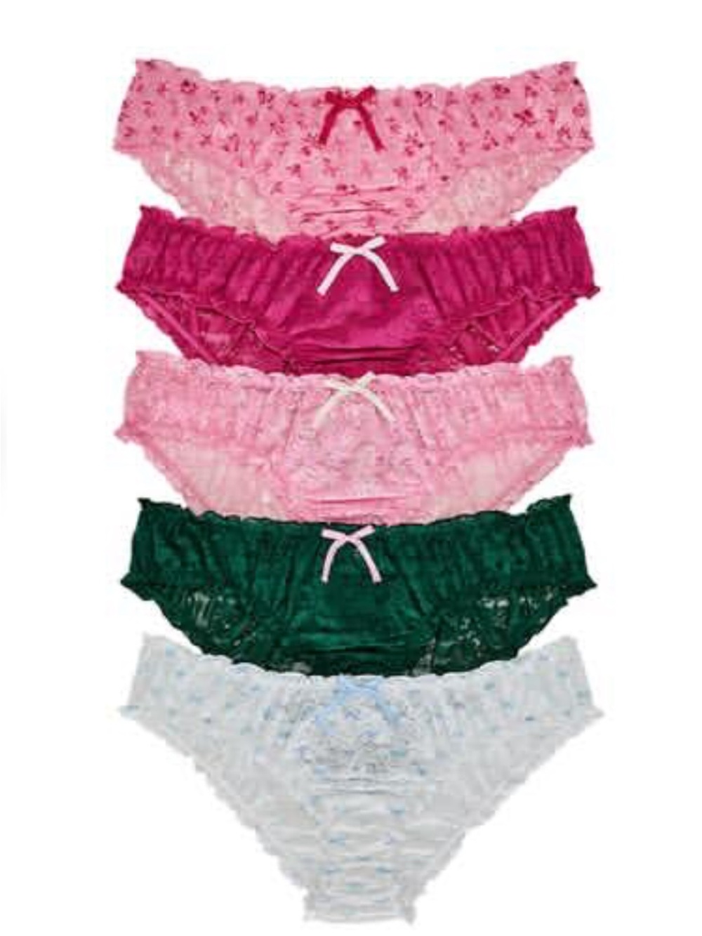 LoveShackFancy x PINK Holiday collab panties set